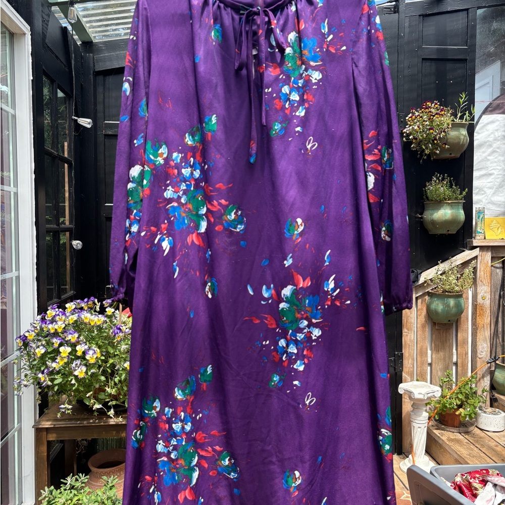 Floral Purple Dress
